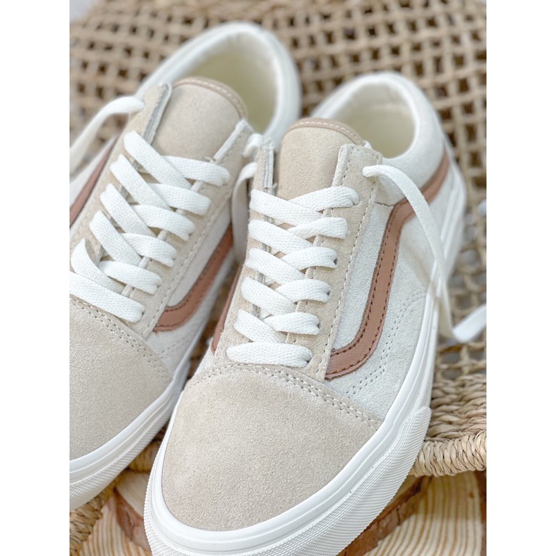 [𝗖𝗛𝗜́𝗡𝗛 𝗛𝗔̃𝗡𝗚] giày Vans old skool camel