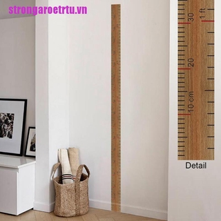Miếng Dán Tường Hình Thước Đo Chiều Cao Cho Bé