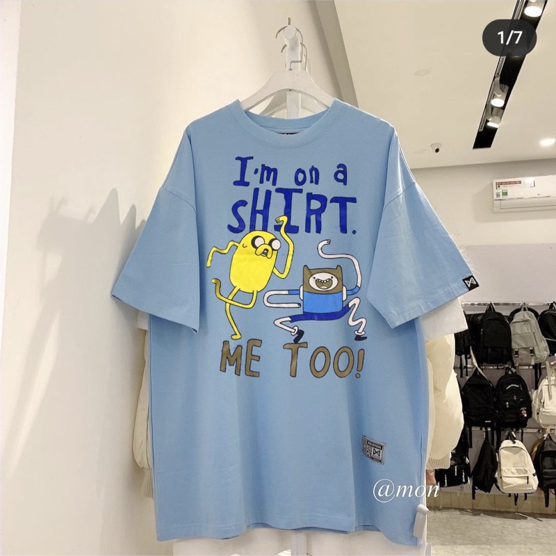 Áo thun unisex tay lỡ me too