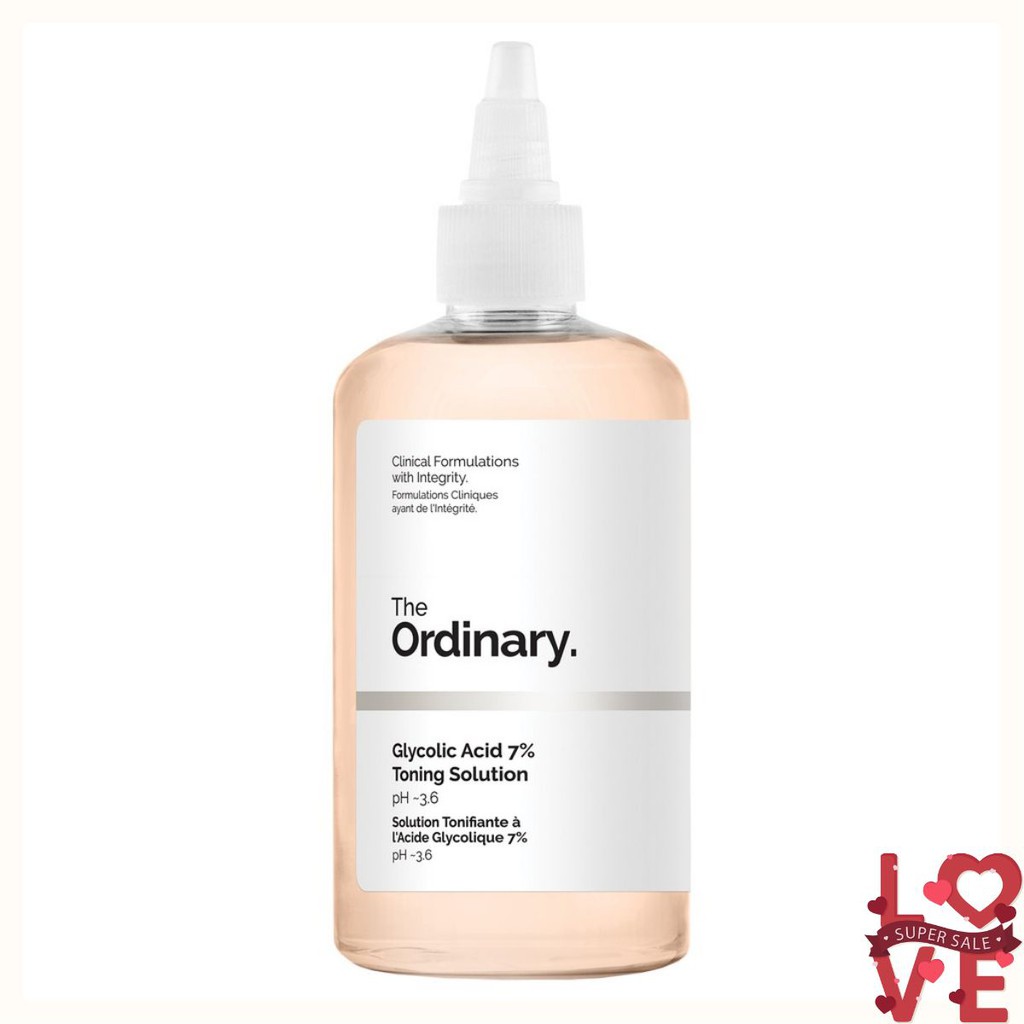 Toner tẩy da chết làm sạch Glycolic Acid 7% Toning Solution - The Ordinary ✾ﾑ