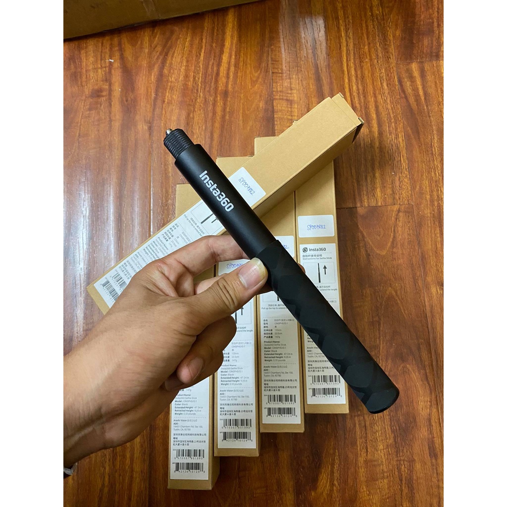 Gậy Invisible Selfie Stick Insta 360 ONE X Hợp Kim Nhôm Hàng Không Dài 120cm