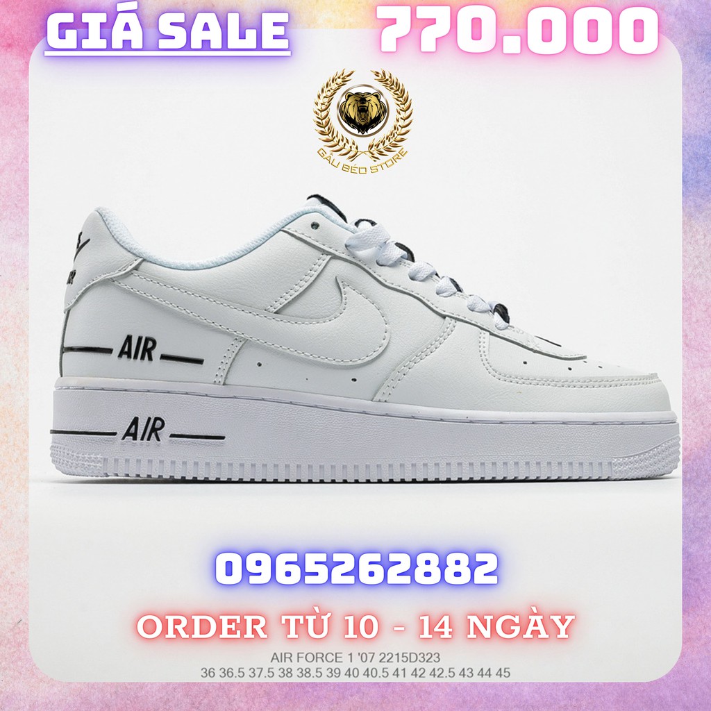 Order 1-2 Tuần + Freeship Giày Outlet Store Sneaker _Nike Air Force 1 MSP: 2215D3231 gaubeaostore.shop