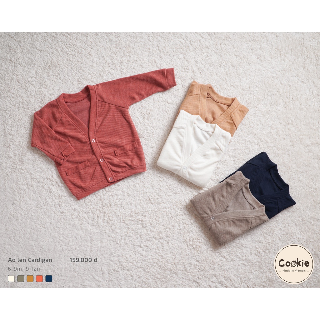 [Cookie 2022] Áo khoác len Cardigan cho bé