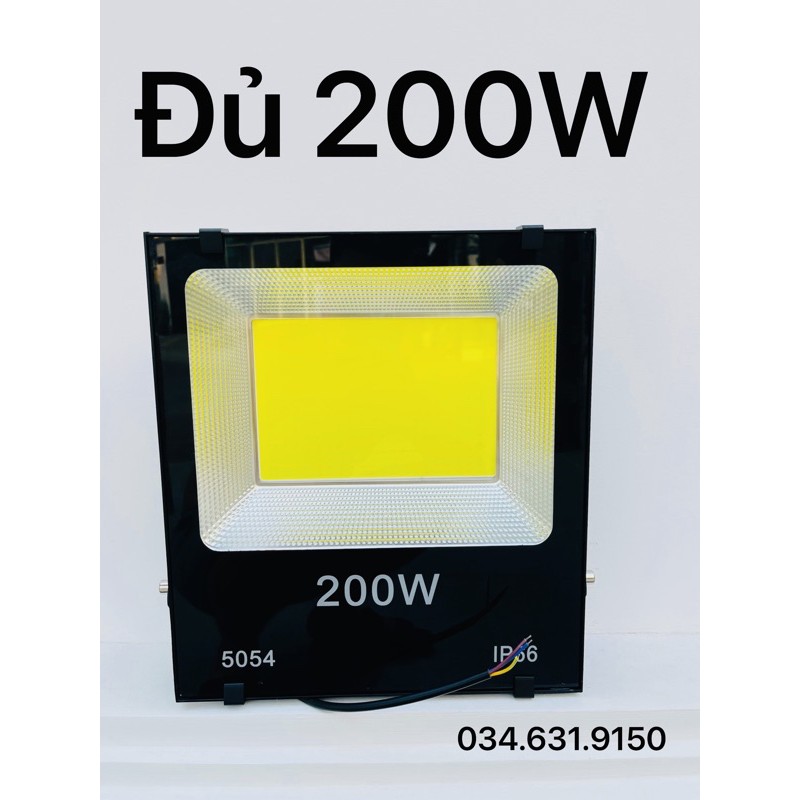 Pha Điện 200W ( Đủ Wat) as trắng ,siêu sáng , chất lượng