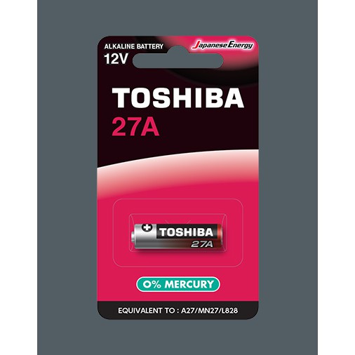Pin 12V 27A, Toshiba, vỉ 1 viên, 27A BP-1C