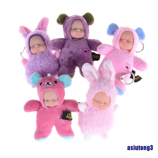 Bộ 3 móc khóa búp bê em bé dễ thương