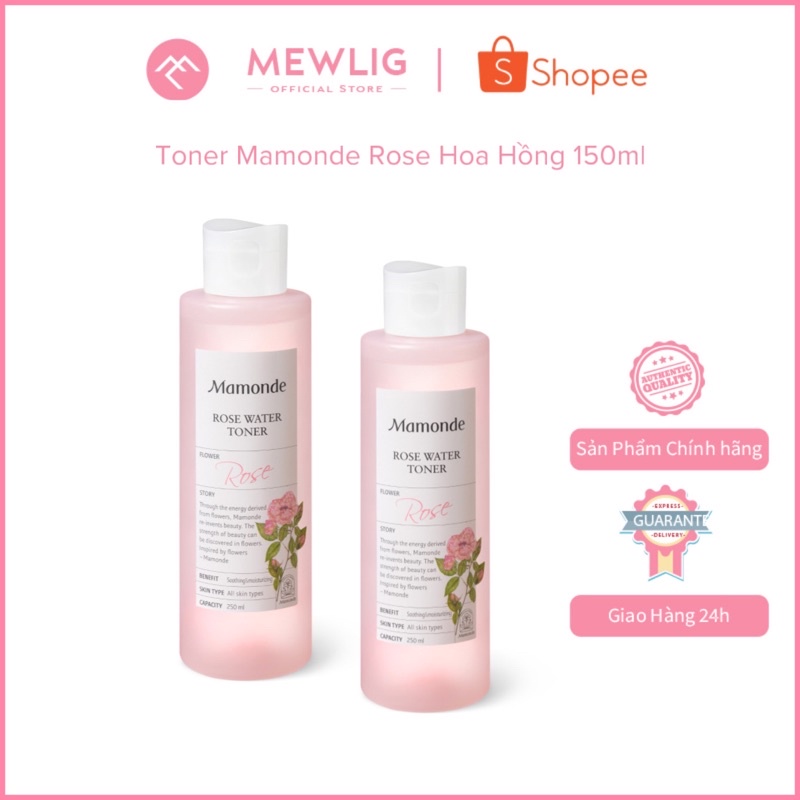 Toner Mamonde Rose Hoa Hồng 150ml  -Nước Hoa Hồng Hot Nhà Mamonde