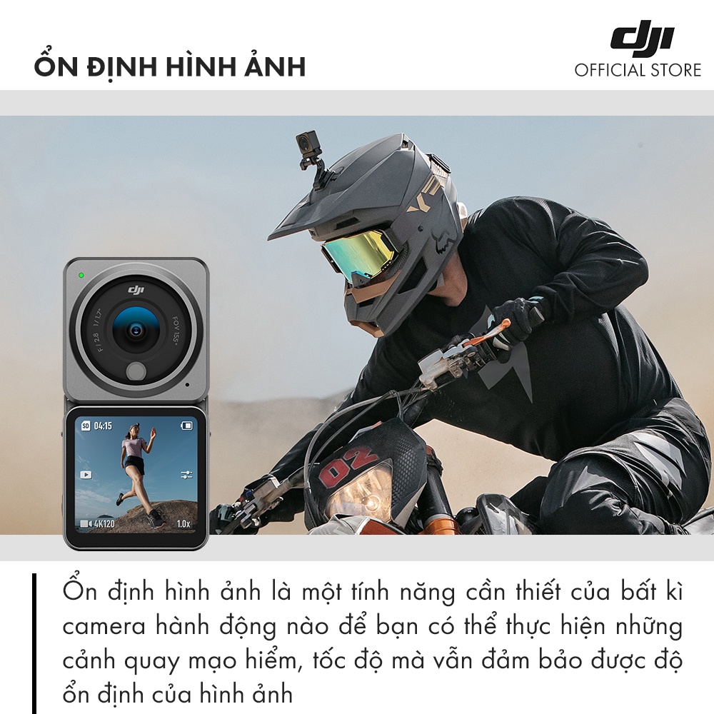 [Mã LTP200 giảm 200K đơn 699K] Máy quay hành trình DJI Osmo Action 2 | BigBuy360 - bigbuy360.vn