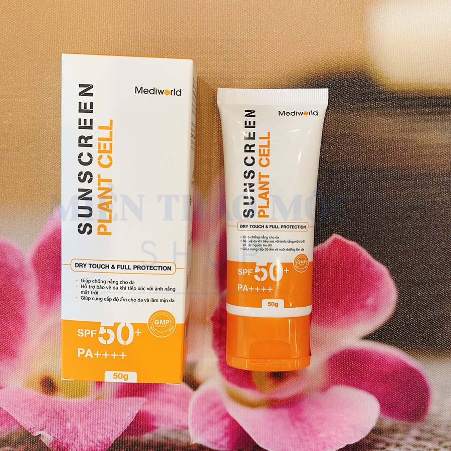 Kem chống nắng Mediworld Suns creen Plant Cell bảo vệ da và làm mịn da