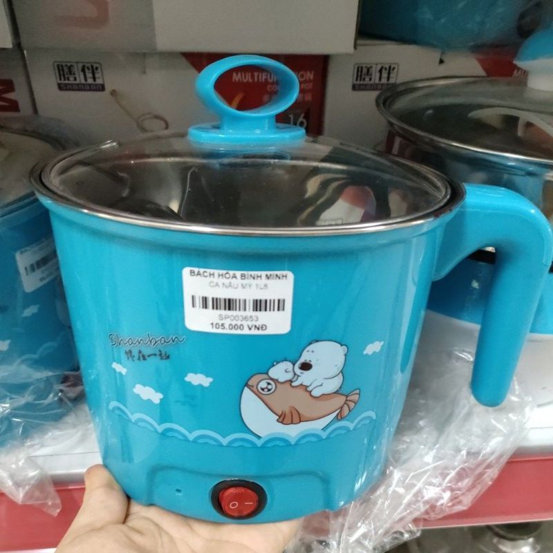 Ca nấu mì, nồi lẩu điện mini 1,6L-1,8L