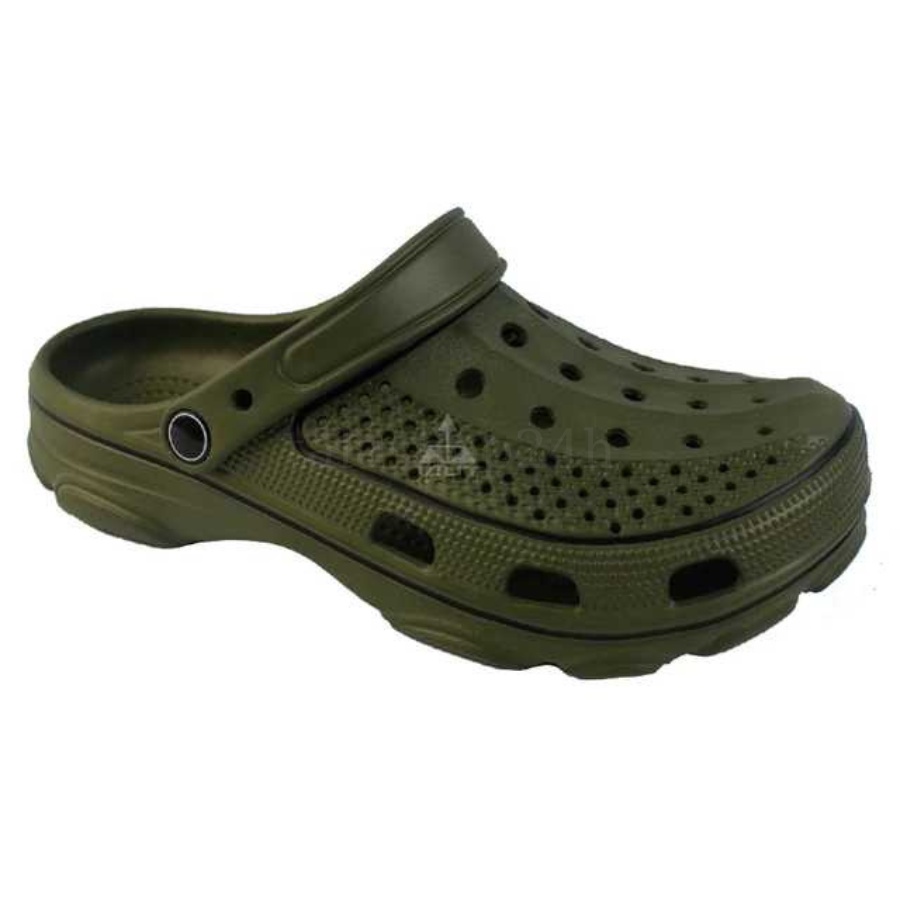 Dép crocs nam siêu nhẹ đi mưa - Giày sục nhựa lỗ bít mũi đi biển siêu bền siêu êm - TL022