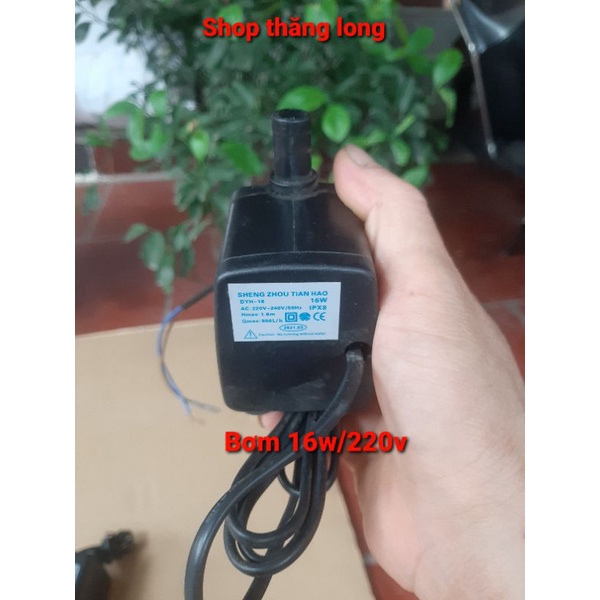 Bơm nước quạt điều hòa 4w,8w,13w,16w,18w,25w,30w/220V - máy bơm nước bể cá,hòn non bộ