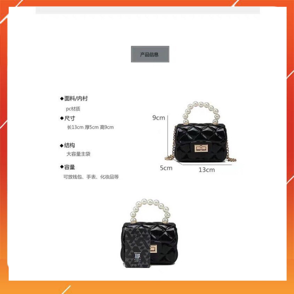🔥 [HOTTREND] Túi xách nhựa quai ngọc mini dễ thương 🔥 Túi xách mini cho bé siêu cute đi chơi, diện tết 2021 🔥 | BigBuy360 - bigbuy360.vn
