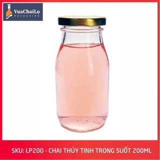 Chai Thủy Tinh Đựng Sữa 200ml (Set 5 Chai)