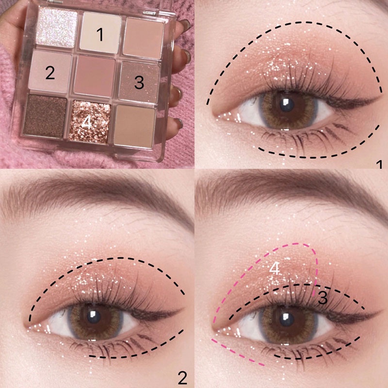 [Hàng mới về] Bảng phấn mắt COLOURPOP 9 màu sắc chống nước chống mồ hôi cao cấp | WebRaoVat - webraovat.net.vn