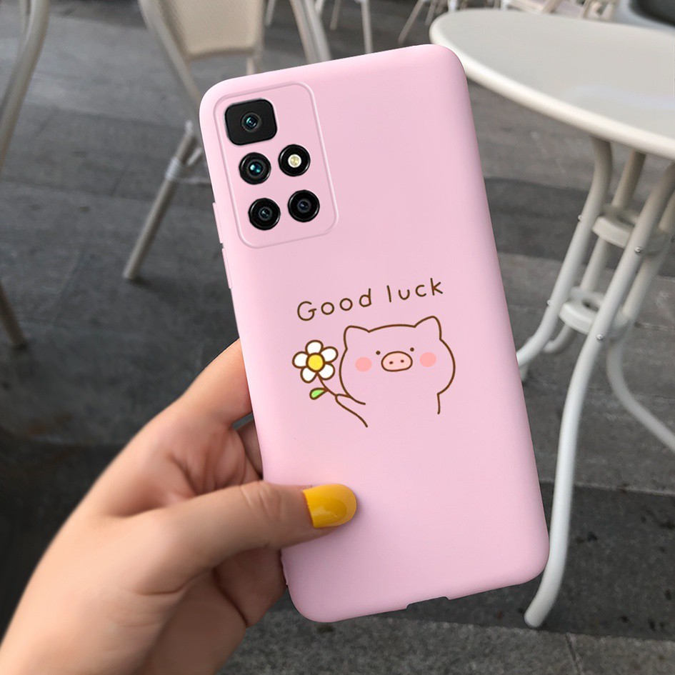 Ốp điện thoại dẻo họa tiết hoa xinh xắn thời trang chống sốc cho XIAOMI REDMI 10 2021 REDMI10 9 8 7 6 REDMI9