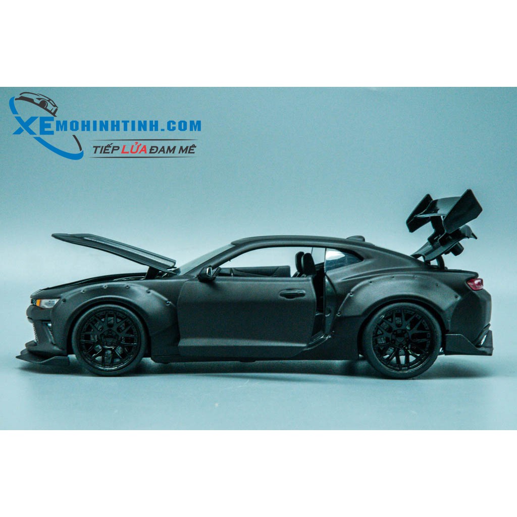 Xe Mô Hình Chevy 2016 Camaro Ss Widebody Gt Wing 1:24 Jada Toys (Đen Nhám)