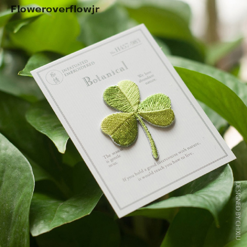 Sticker Ủi Quần Áo Hình Cỏ Bốn Lá