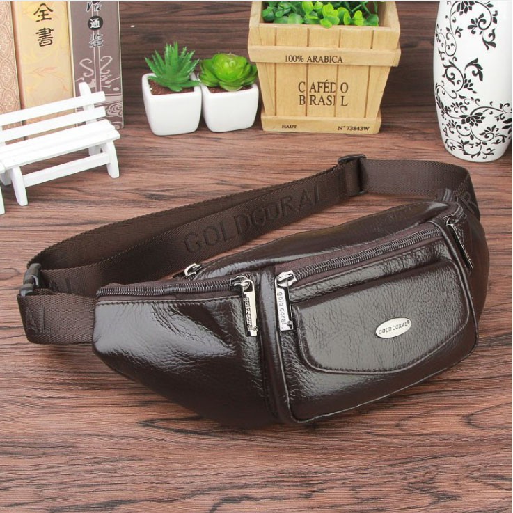 Túi bao tử da bò cao cấp dáng thể thao cực nam tính - TDB01 | BigBuy360 - bigbuy360.vn