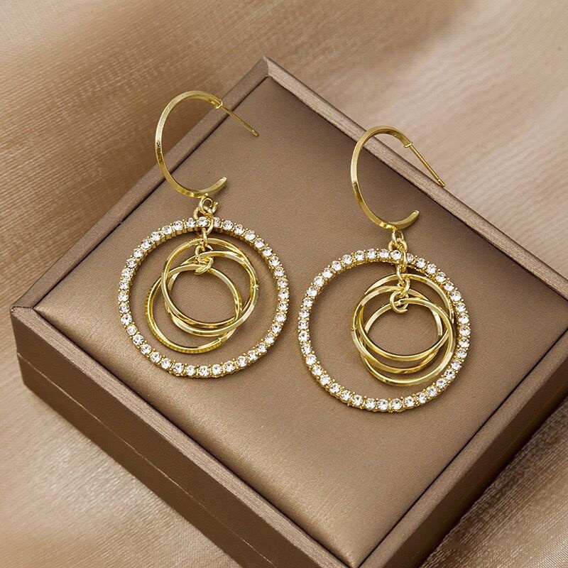 Fashionable round earrings for women 2022 YD