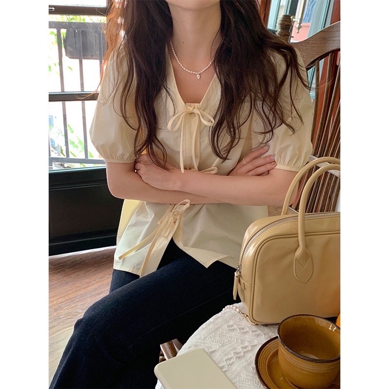 Sơ mi buộc nơ