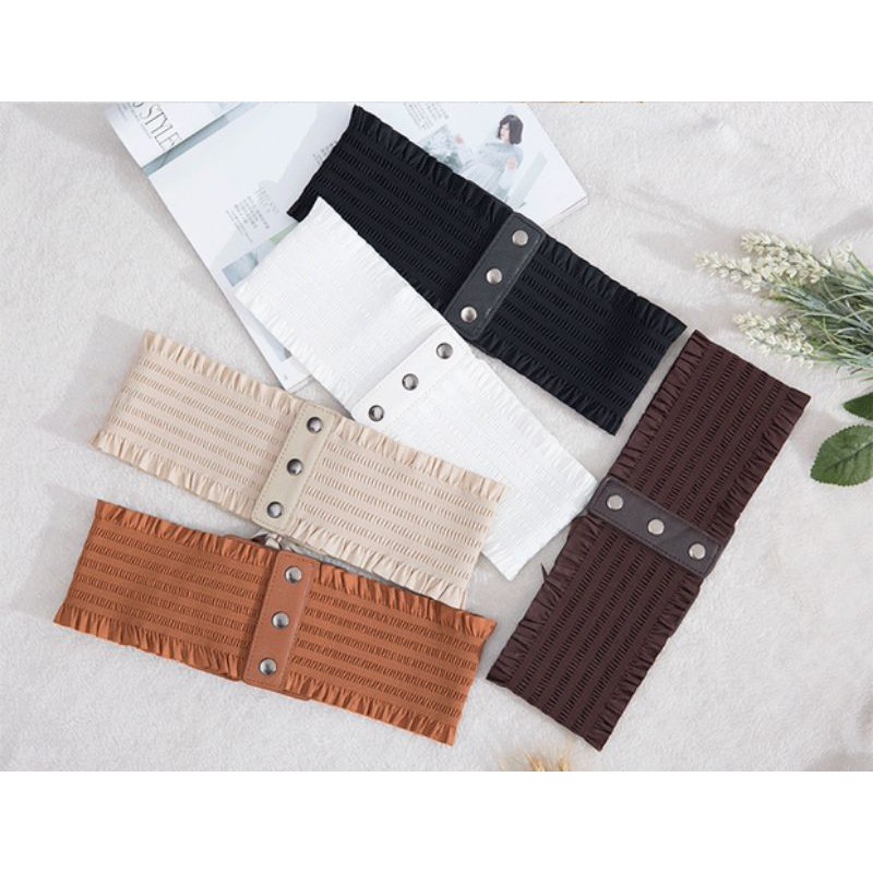 Belt Corset nịt bụng dáng basic dây cột ruy băng có đủ màu cơ bản