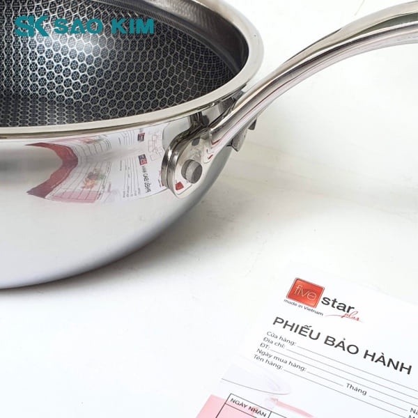 Chảo chống dính Black Cube Fivestar sâu lòng hàng chính hãng size 20-22-24-26-28 đùng được với mọi loại bếp