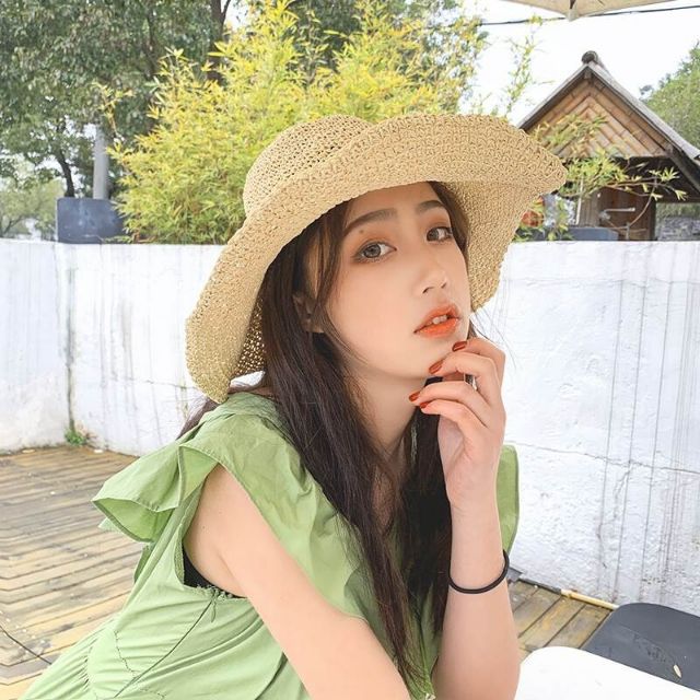Mũ móc mềm vintage siêu dễ thương