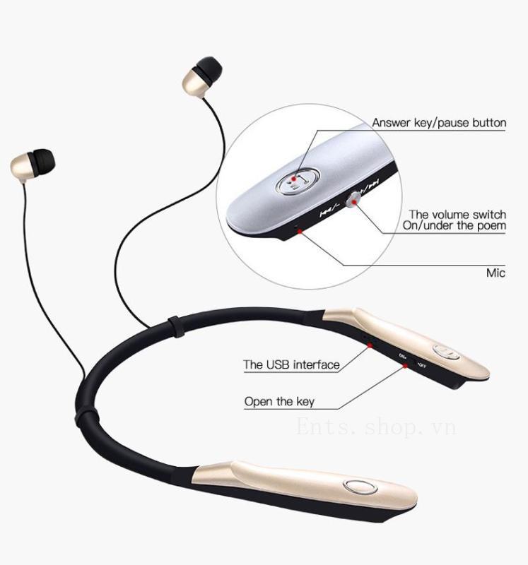 【COD】Tai nghe bluetooth 4.0 thể thao Pin 15h HBS 900 S ( tặng 1 đèn led USB )