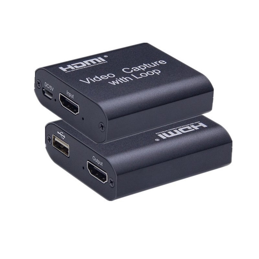 Thiết Bị Ghi Âm Cho Máy Tính PS4 Chuyển Đổi HDMI 4K Sang USB 2.0