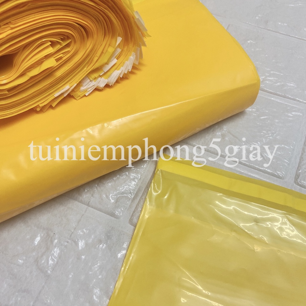 [1Kg–Màu vàng-Đủ size] Túi gói hàng niêm phong tự dính - túi đóng hàng chuyển phát nhanh có sẵn keo dính – 5 GIÂY