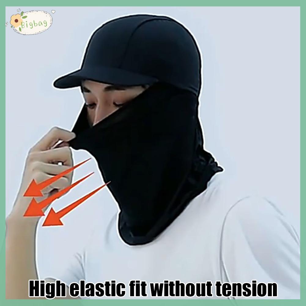 Mũ trùm đầu vành rộng chống nắng thoáng khí tiện dụng cho đi câu cá