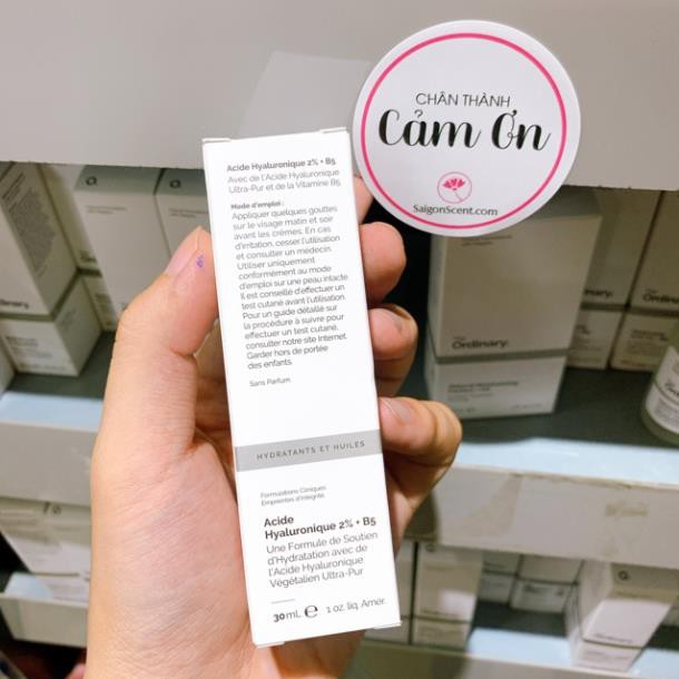 [Mã ICBBACK1219 hoàn 20K xu đơn 0Đ] Tinh chất The Ordinary Hyaluronic Acid 2% + B5 ( 30mL ) | BigBuy360 - bigbuy360.vn