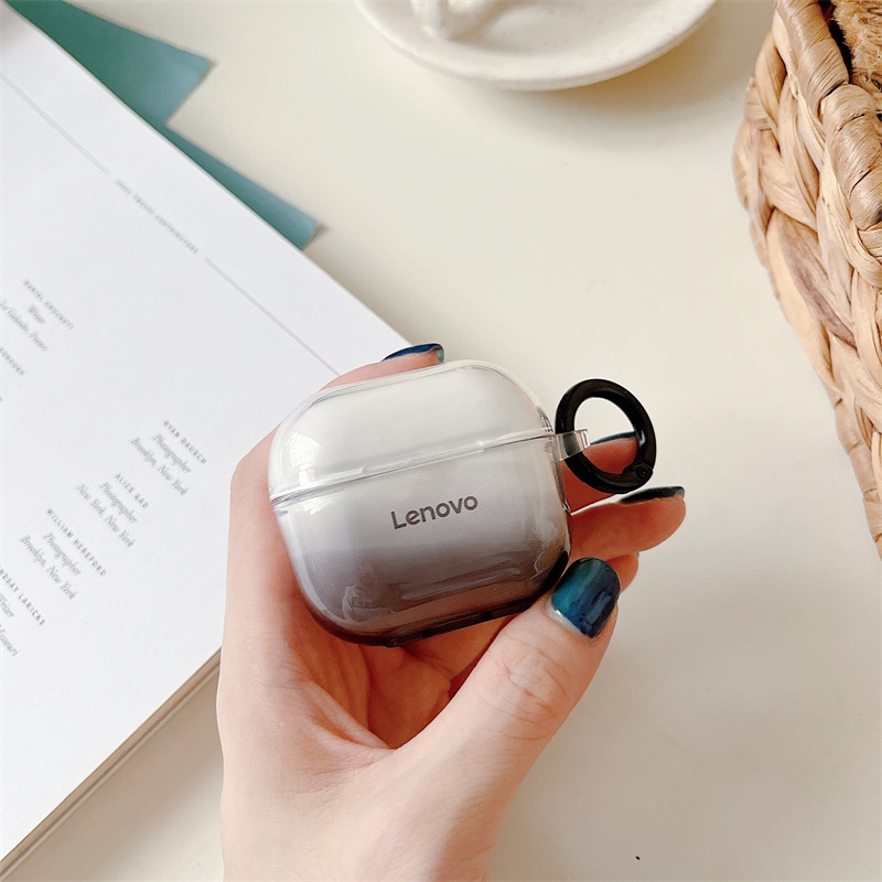 Vỏ Bảo Vệ Hộp Sạc Tai Nghe Lenovo LP40 Pro Màu Gradient &amp; Dream Blue Trong Suốt
