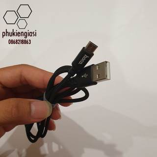 Cáp Sạc Hoco X14 Đen Dài 1M - Sạc samsung,ipad/Android Microd