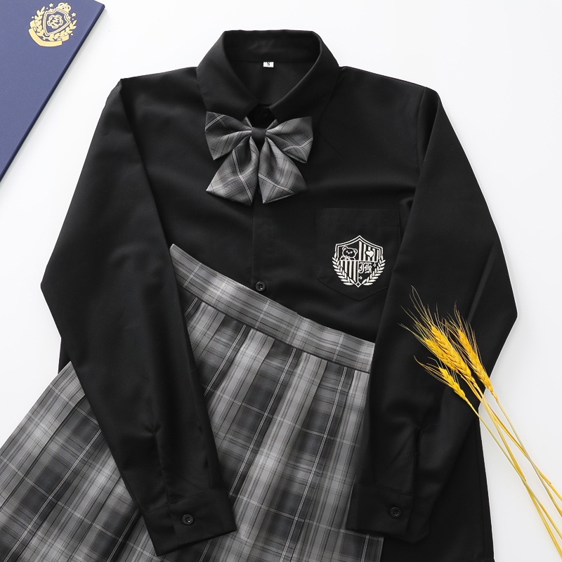 Áo blouse BL tay dài/ngắn đồng phục Seifuku/JK - Little Bear