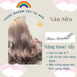 Thuốc nhuộm tóc màu Nâu sữa/không tẩy