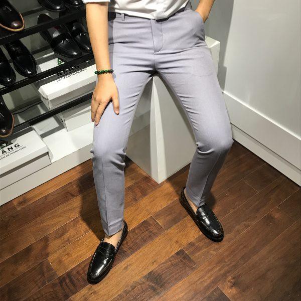 Quần âu nam đẹp vải hàn quốc co giãn, quần tây đen xám mặc công sở cao cấp Rebede | BigBuy360 - bigbuy360.vn