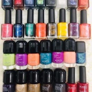 Sơn móng tay Bourjois, Kiko nhiều màu siêu bóng, siêu bền