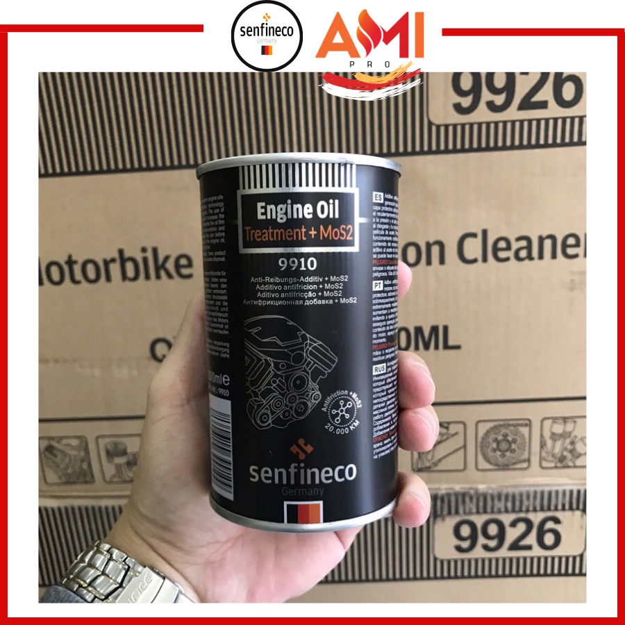 Phụ Gia Nhớt Bảo Vệ Động Cơ Thêm Thành Phần MoS2 Senfineco 9910 Của Đức