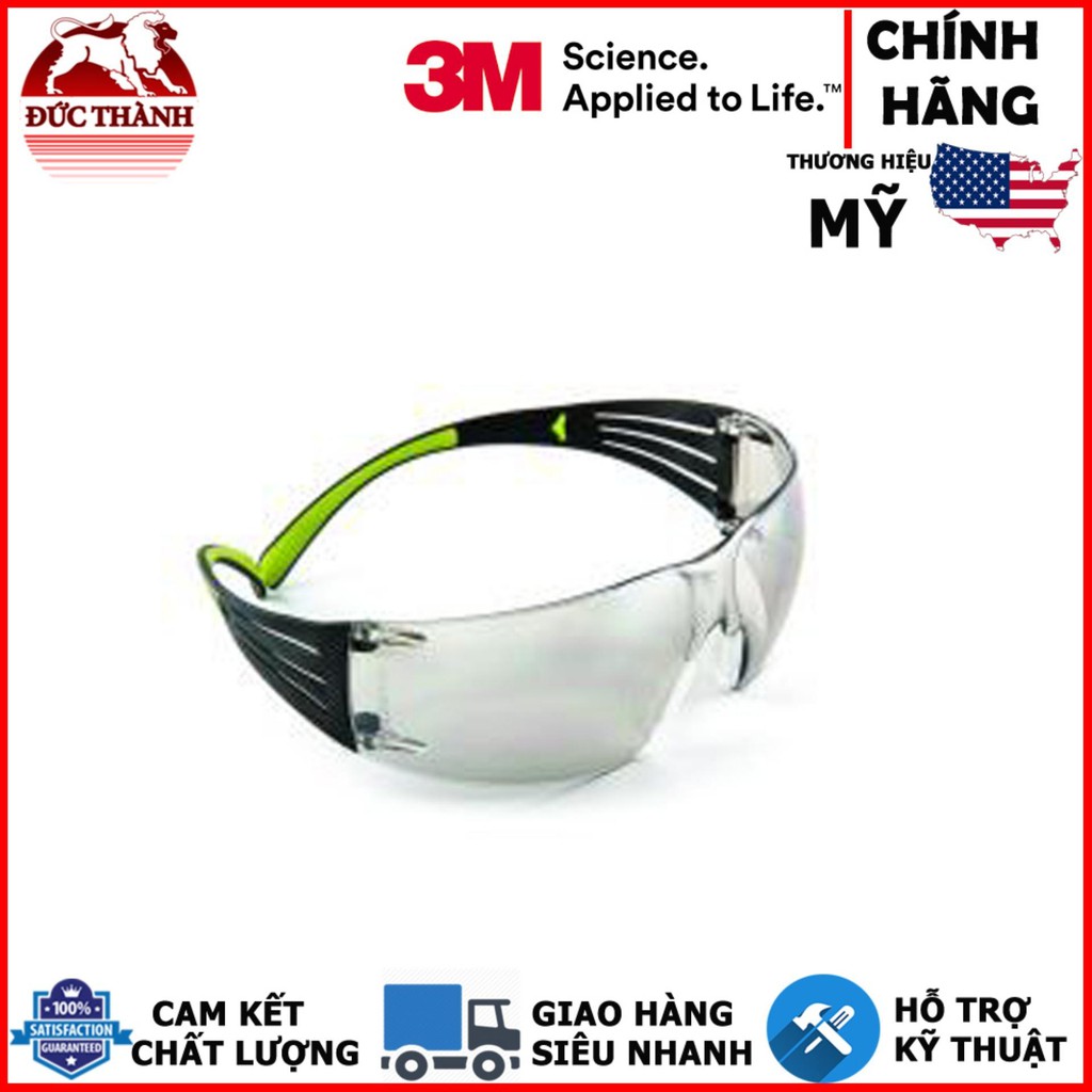 Kính bảo hộ chống bụi và tia UV 3M SecureFit Safety Anti-Scratch / Anti-Fog SF401AS