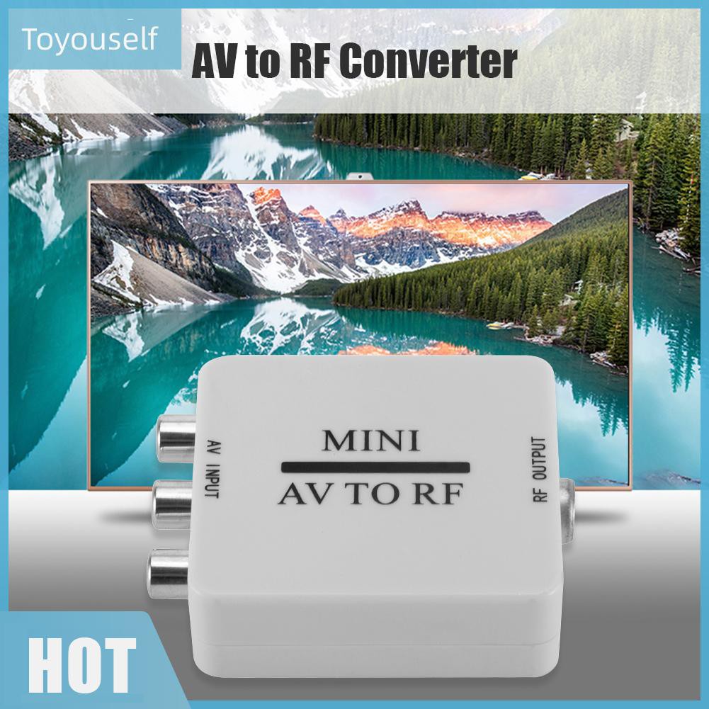 Bộ Chuyển Đổi Av Sang Rf Video Mini Hd 67.25 / 61.25mhz