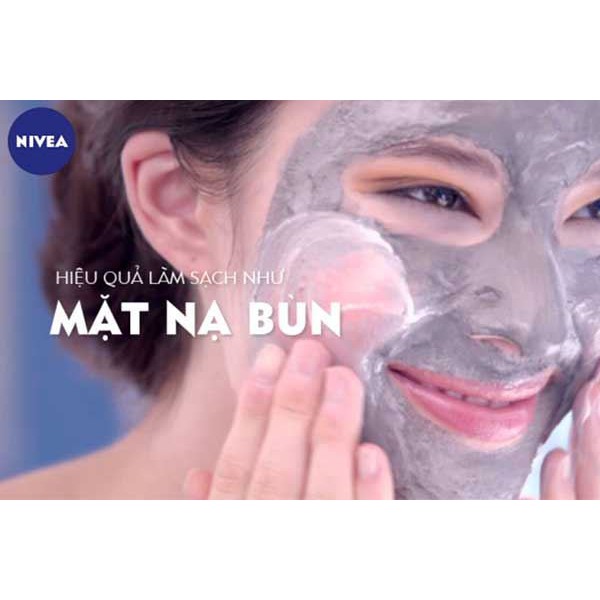 Sữa rửa mặt trắng da ngọc trai Nivea 5 in 1 Pearl White Deep Clear Foam 100g