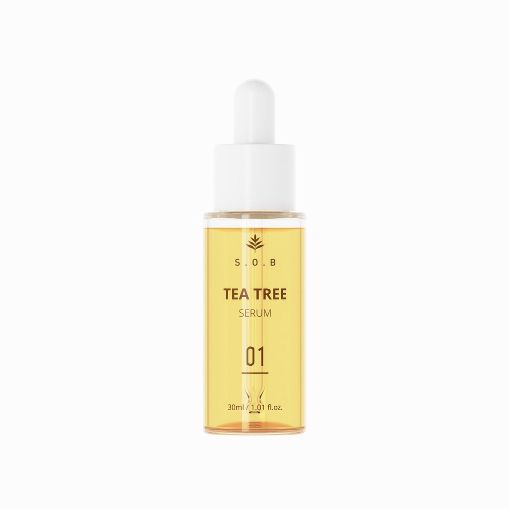 Serum giảm mụn, ngăn ngừa mụn và viêm S.O.B TEA TREE SERUM