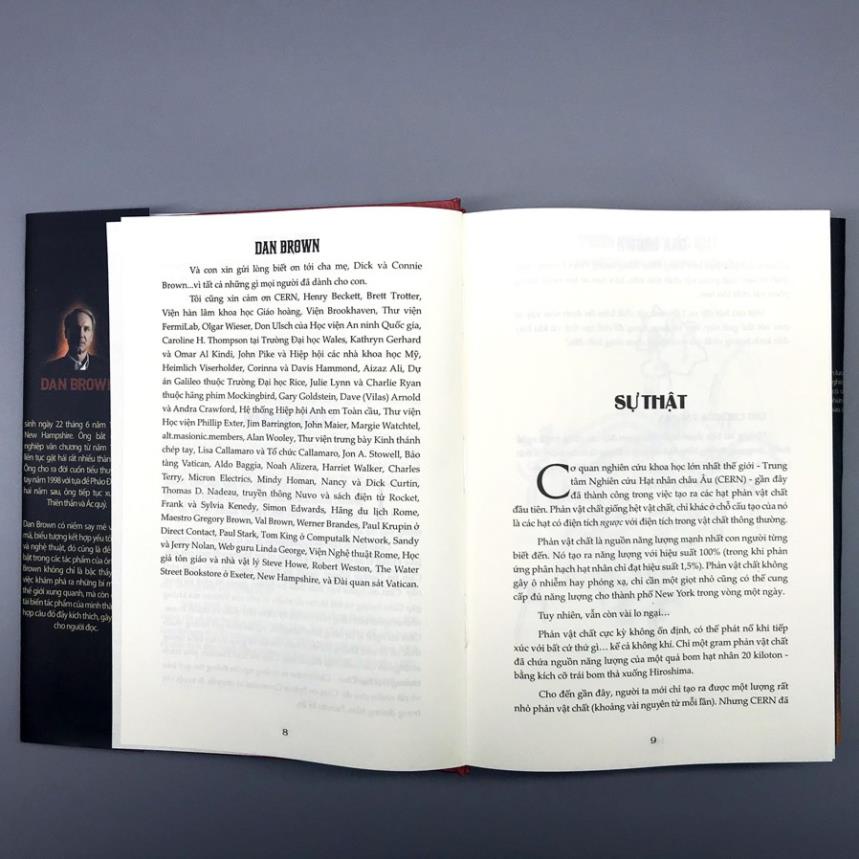 Sách Dan Brown Thiên Thần Và Ác Quỷ Tái Bản 209k