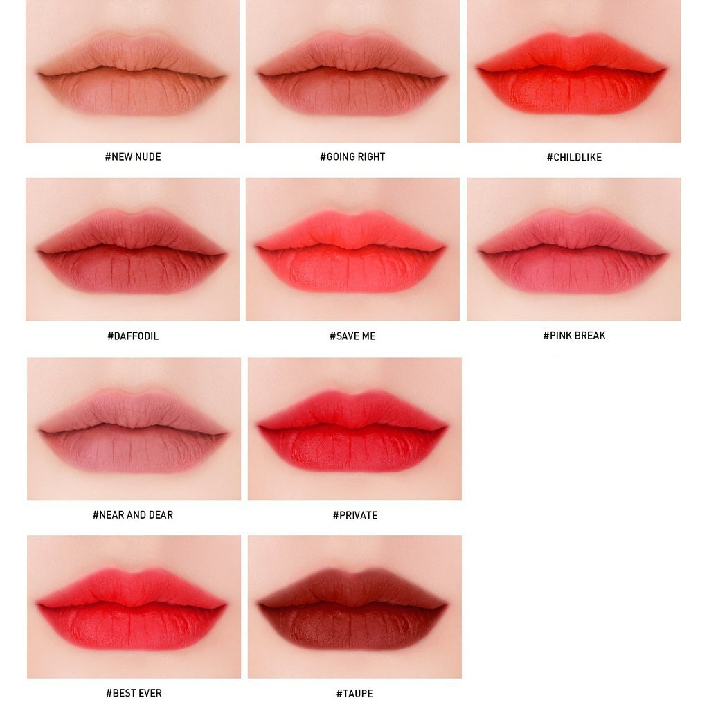 Son kem lì 3CE Velvet Lip Tint chính hãng | Thế Giới Skin Care