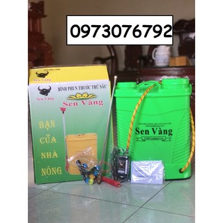 Bình phun thuốc trừ sâu, diệt cỏ Sen Vàng - Con Trâu Vàng 20L bền, rẻ, đẹp - Sen Vàng bạn của nhà nông - Bình thuốc sâu