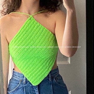 Áo yếm len handmade Camisole Top [ Làm theo yêu cầu + số đo ]