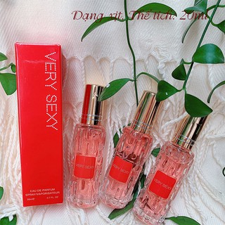 Combo 3 nước hoa nữ mini chiếc pháp 20ml quyến rũ- mùi very sexy