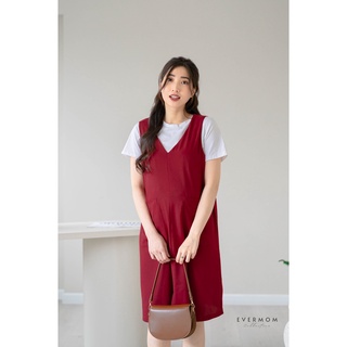 Evermom | set yếm bầu công sở thiết kế chất đẹp